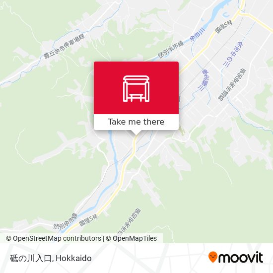砥の川入口 map