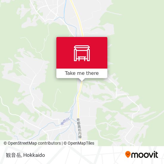 観音岳 map