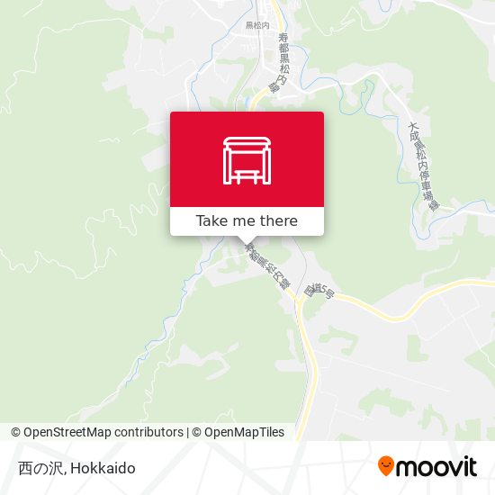 西の沢 map