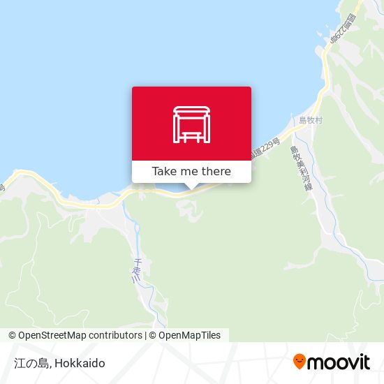 江の島 map