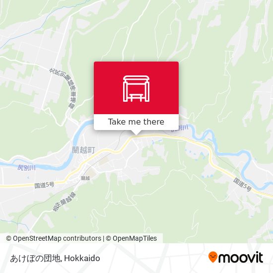 あけぼの団地 map