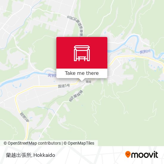蘭越出張所 map