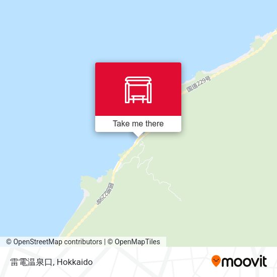 雷電温泉口 map