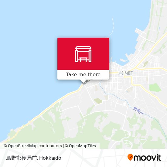 島野郵便局前 map