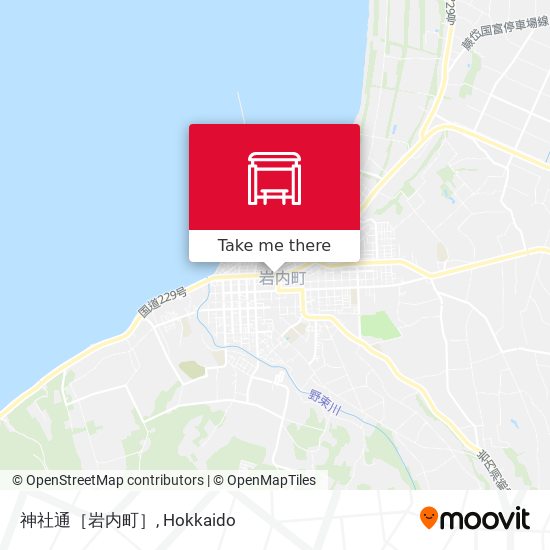 神社通［岩内町］ map