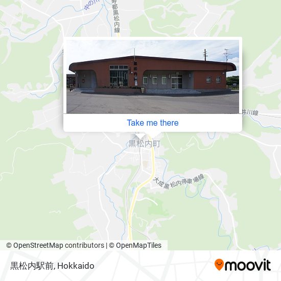 黒松内駅前 map