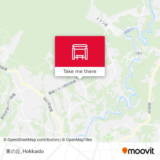東の丘 map