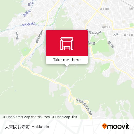大乗院お寺前 map