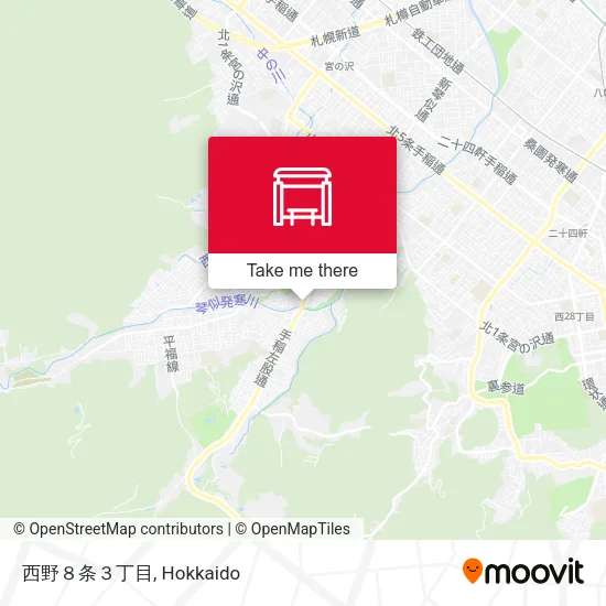 西野８条３丁目 map