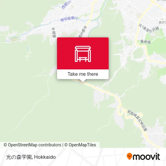 光の森学園 map