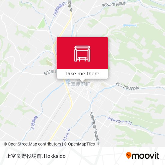 上富良野役場前 map