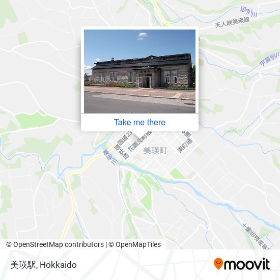 美瑛駅 map