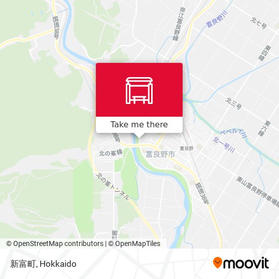 新富町 map