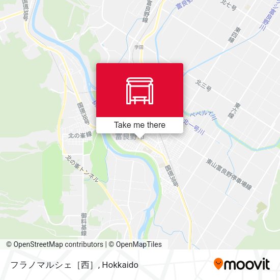 フラノマルシェ［西］ map