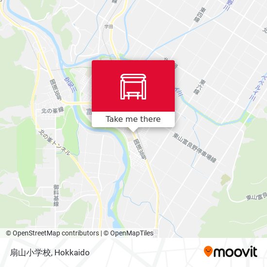 扇山小学校 map