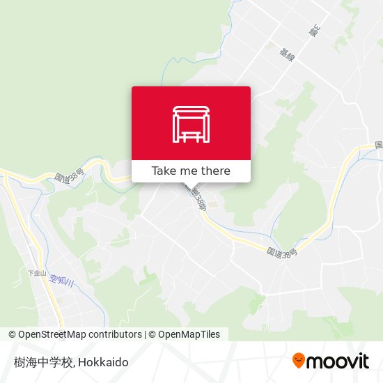 樹海中学校 map