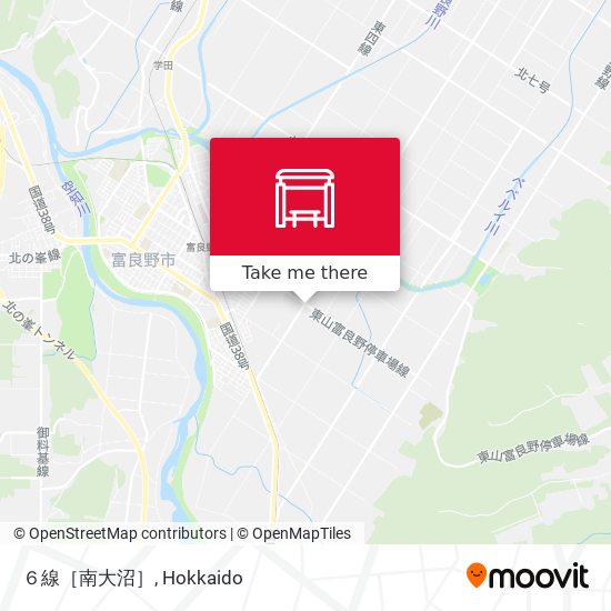 ６線［南大沼］ map