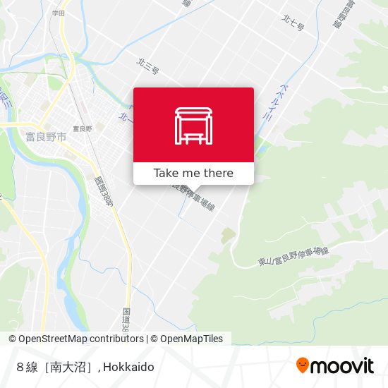 ８線［南大沼］ map
