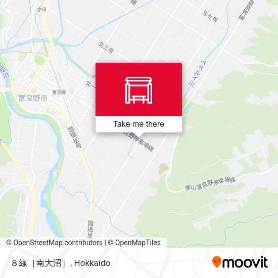 ８線［南大沼］ map
