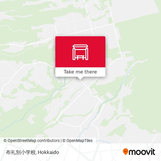 布礼別小学校 map