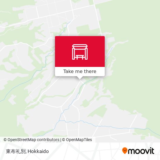 東布礼別 map