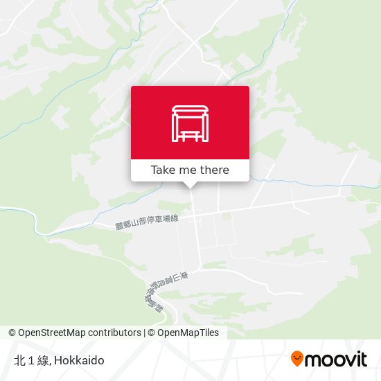 北１線 map