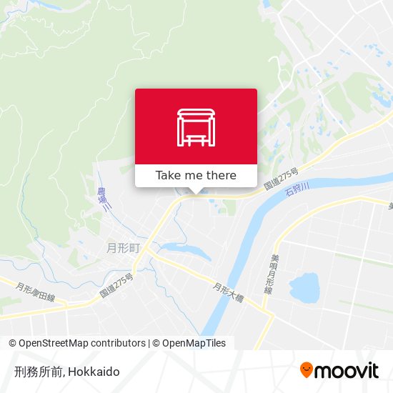 刑務所前 map