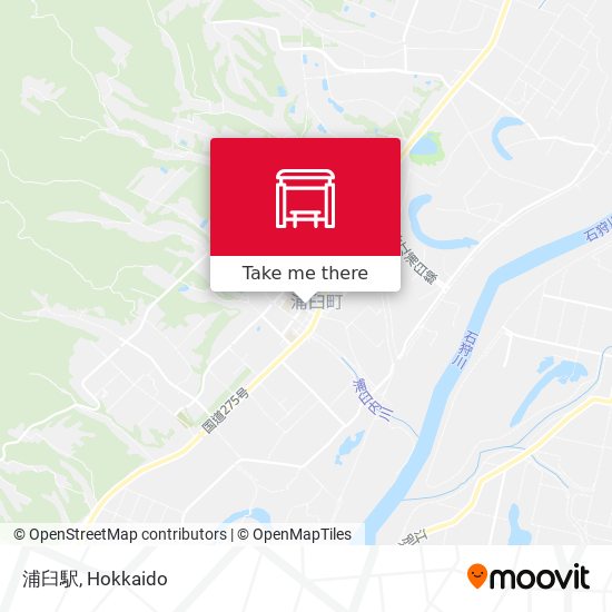 浦臼駅 map