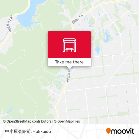 中小屋会館前 map