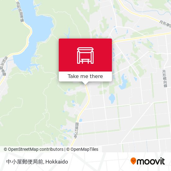 中小屋郵便局前 map