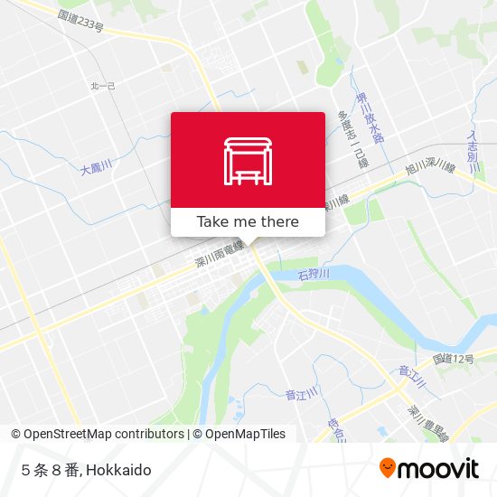 ５条８番 map