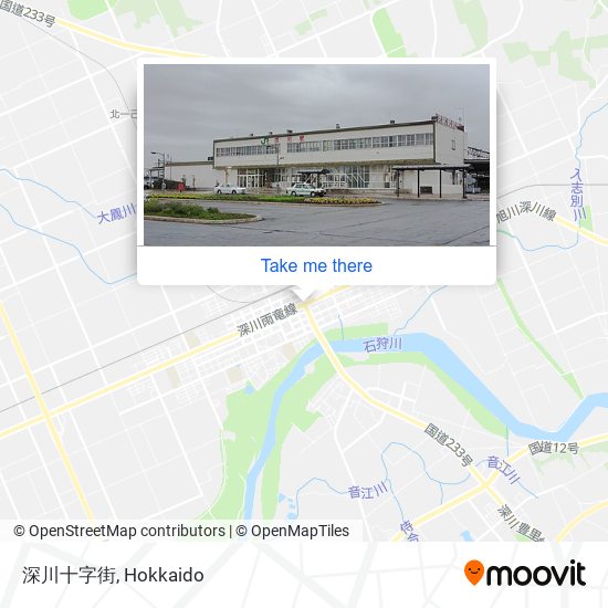深川十字街 map