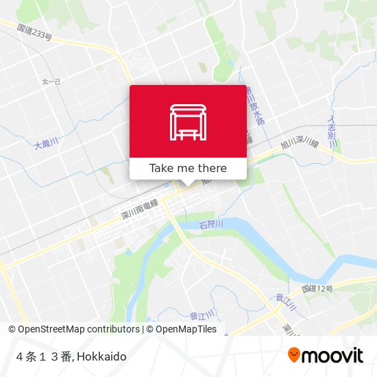 ４条１３番 map
