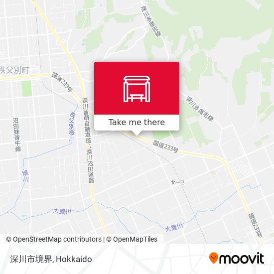 深川市境界 map