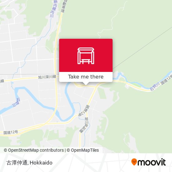 古潭仲通 map
