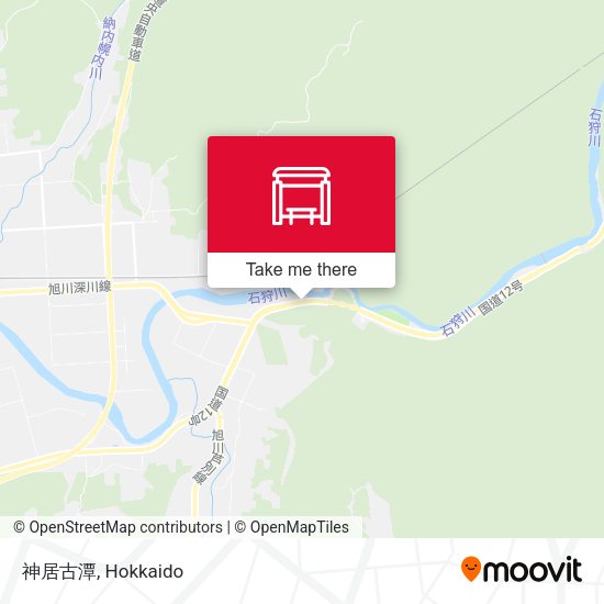 神居古潭 map
