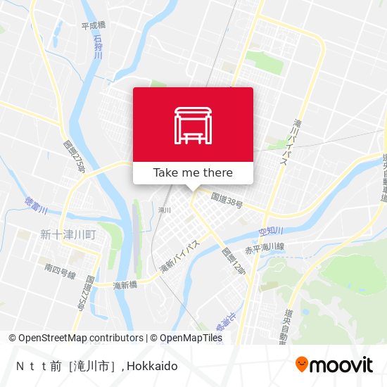 Ｎｔｔ前［滝川市］ map