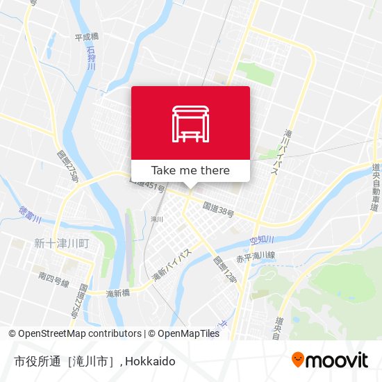 市役所通［滝川市］ map