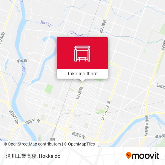 滝川工業高校 map