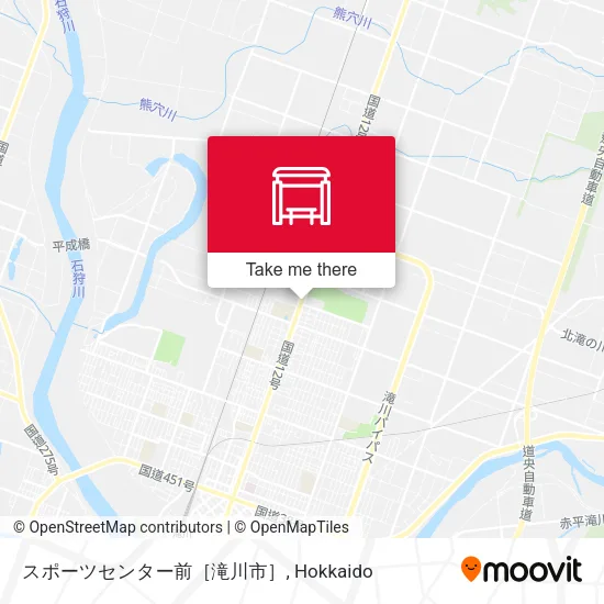 スポーツセンター前［滝川市］ map