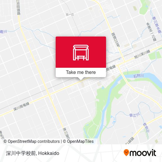 深川中学校前 map