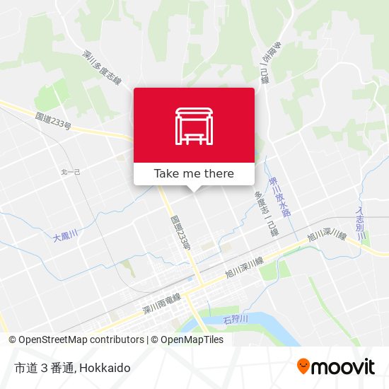 市道３番通 map