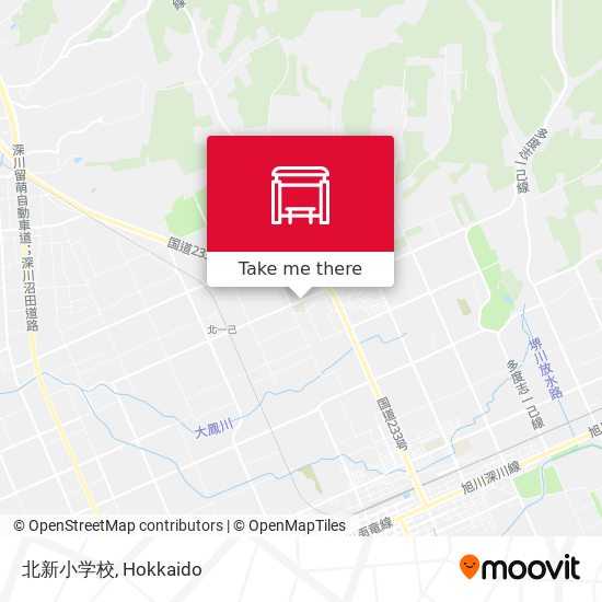 北新小学校 map