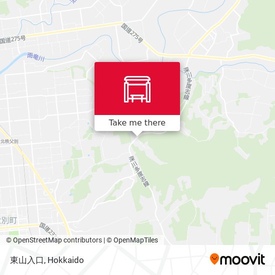 東山入口 map