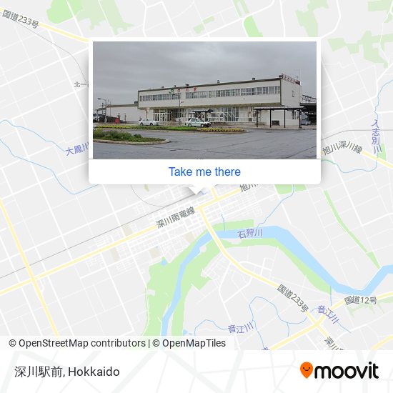 深川駅前 map