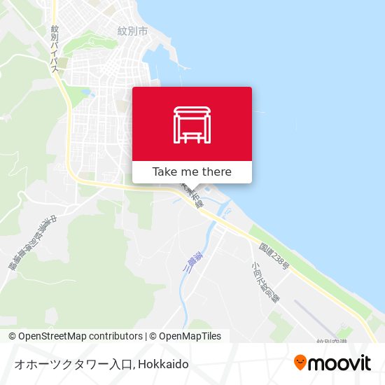 オホーツクタワー入口 map