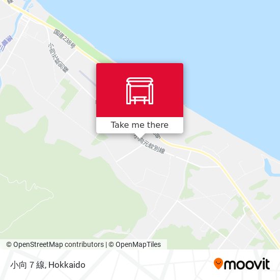 小向７線 map
