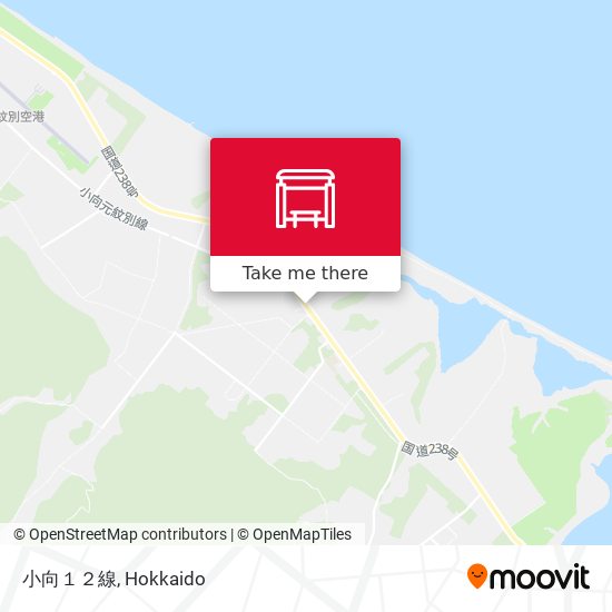 小向１２線 map
