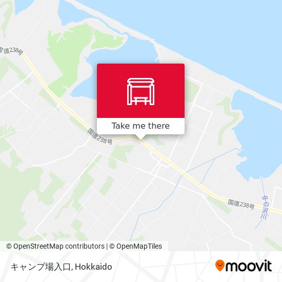 キャンプ場入口 map