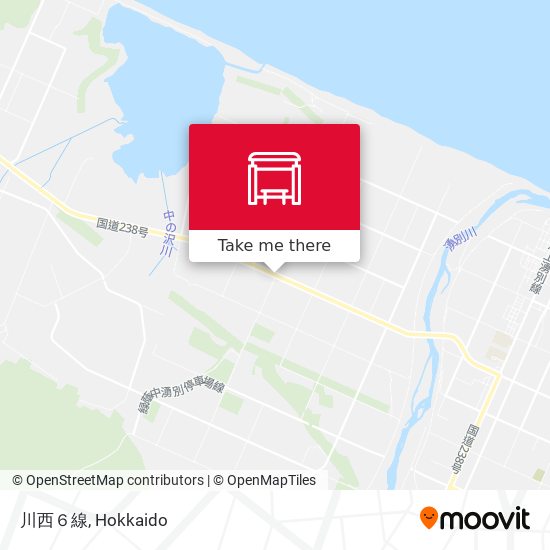 川西６線 map